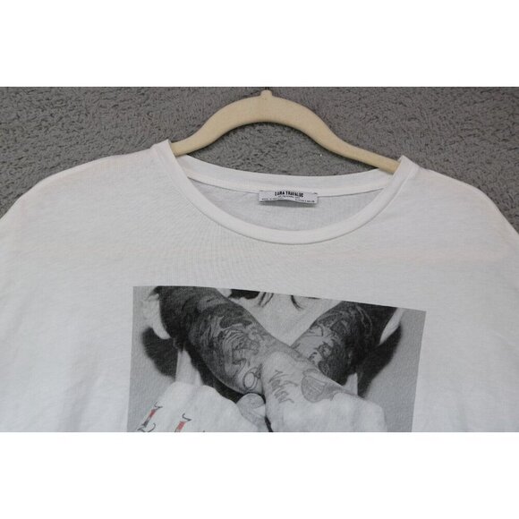 Zara Trafaluc Live Life Babydoll Top-Size Small - Picture 4 of 8